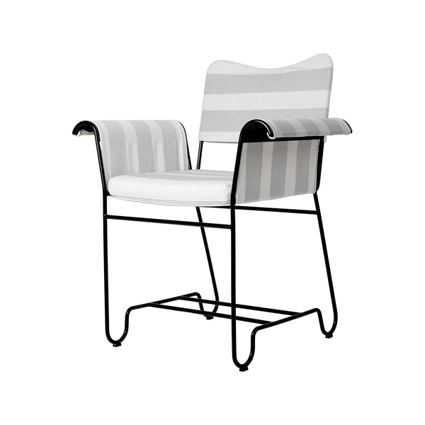 Обідній стілець GUBI Tropique Dining Chair  Leslie Stripe, Limonta