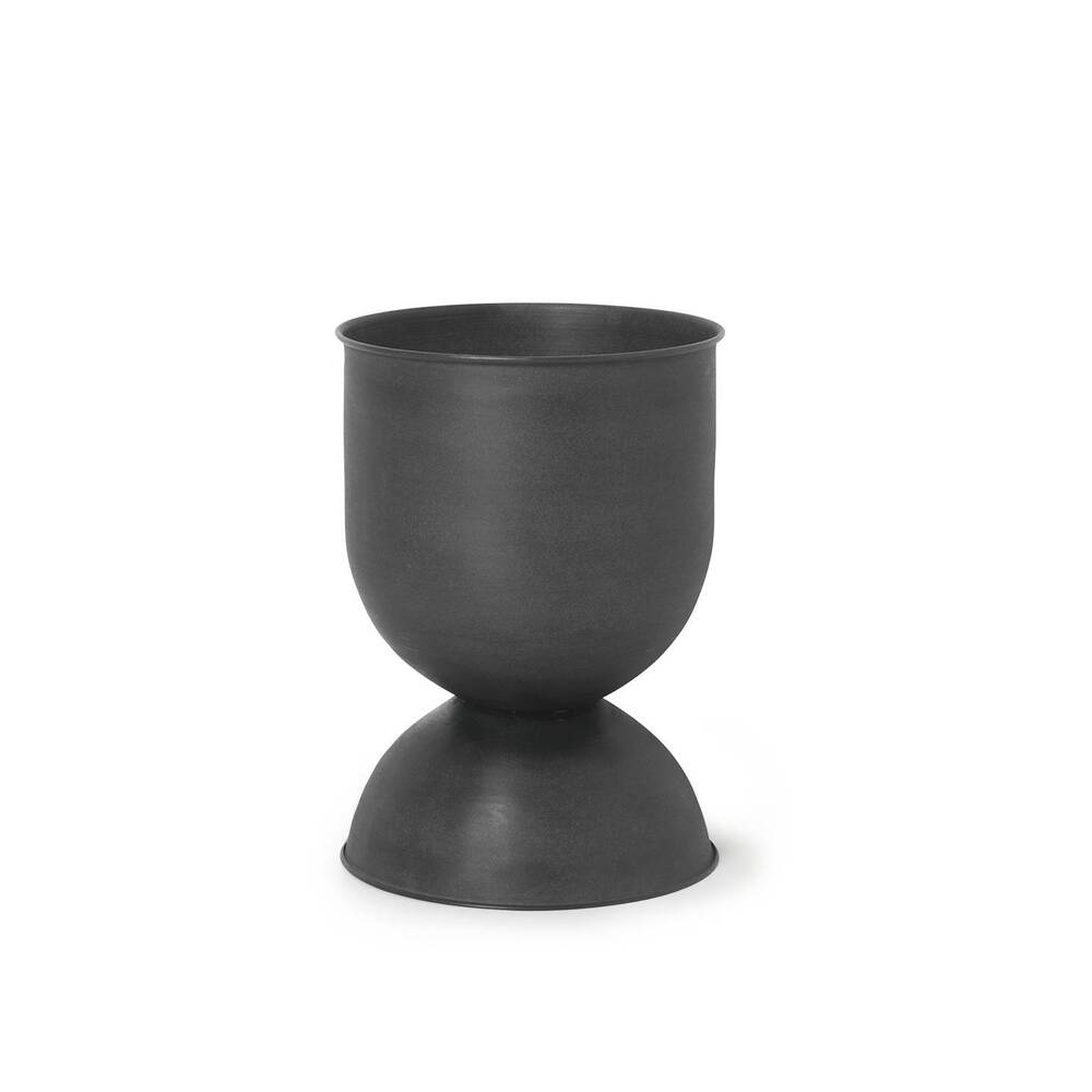Вазон ferm LIVING Hourglass Pot - Small - Black, 100129629. Изображение 1