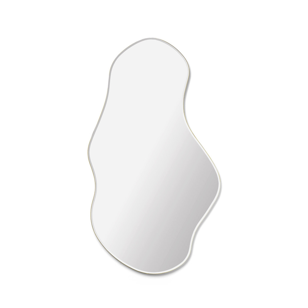 Дзеркало ferm LIVING Pond Mirror - Large - Brass 100544101. Изображение 1