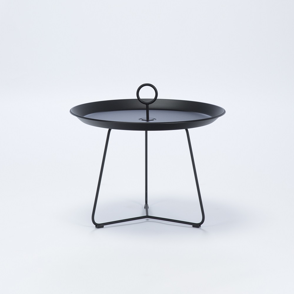 Вуличний стіл Houe EYELET Tray Table ø60 cm Black, 10902-1212. Изображение 1