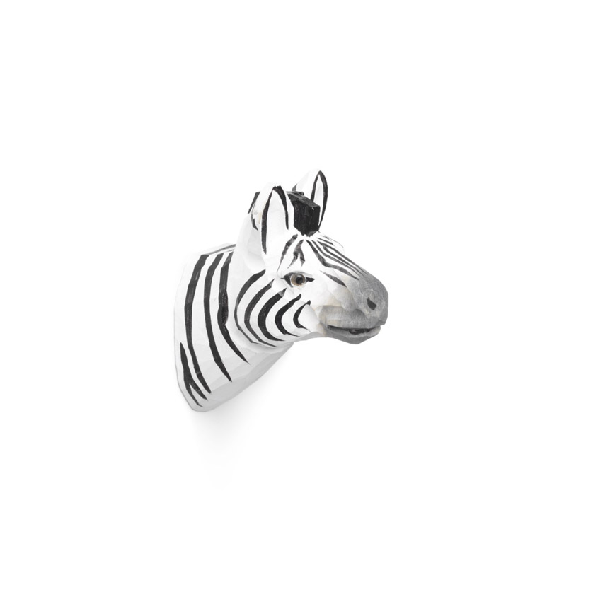 Гачок Ferm Living Animal Hand-Carved Hook Zebra. Изображение 1