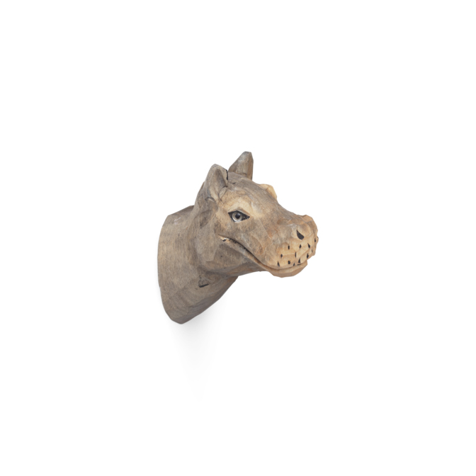 Гачок Ferm Living Animal Hand-Carved Hook Hippo. Изображение 1