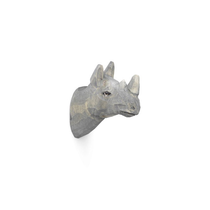 Гачок Ferm Living  Animal Hand-Carved Hook Rhino . Изображение 1