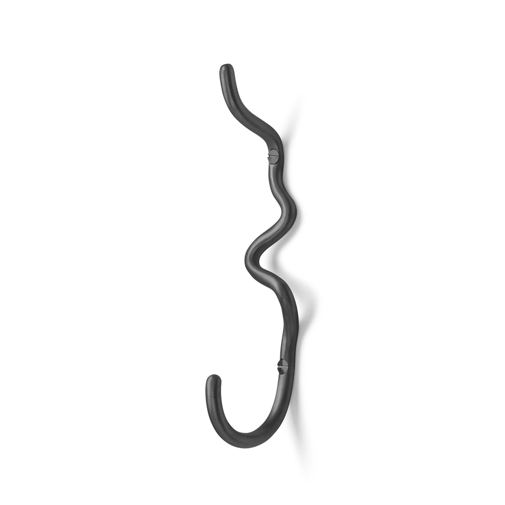 Гачок-вішалка ferm LIVING Curvature - Black Brass. Изображение 1