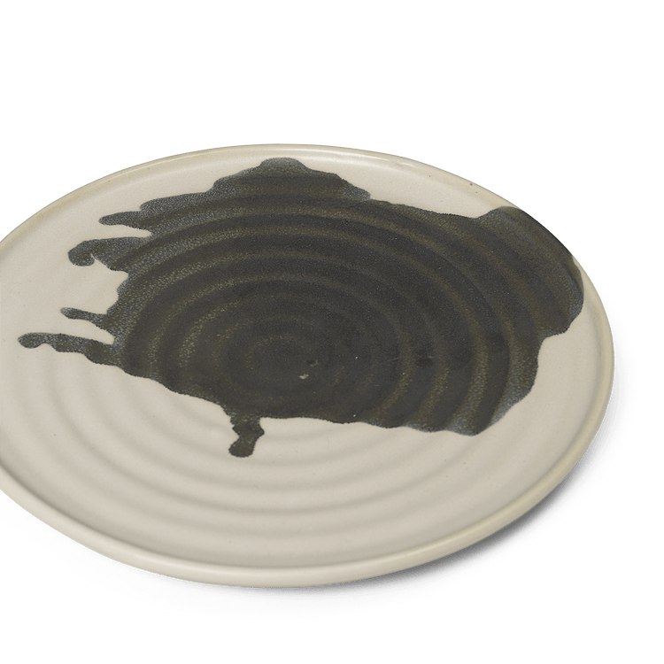Тарілка Omhu Small - Off-white/Charcoal. Изображение 1