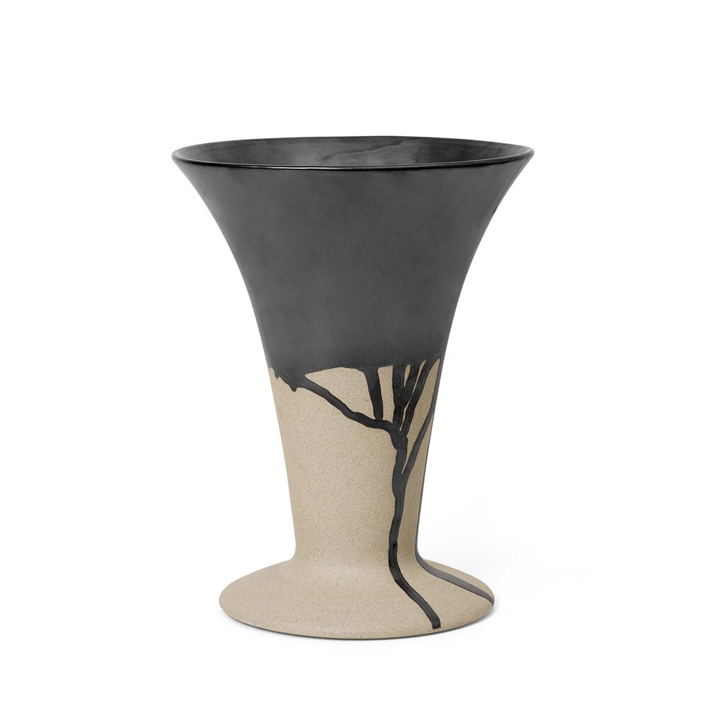 Ваза Flores - Sand/Black. Изображение 1