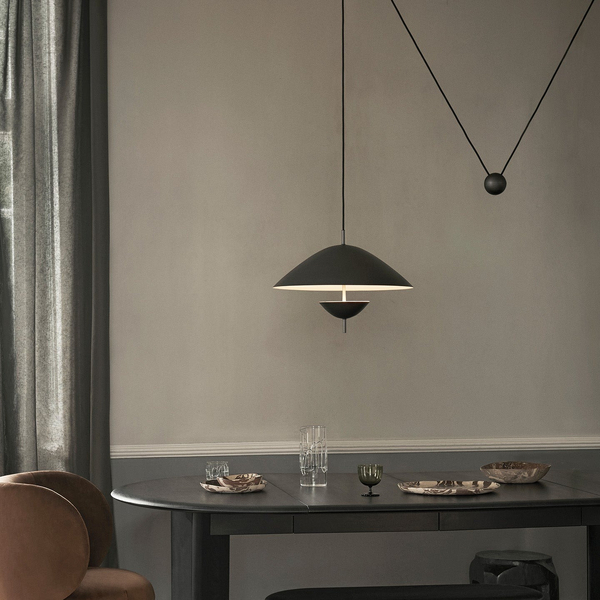 Світильник підвісний Ferm LIVING Lod Pendant Blackened Iron