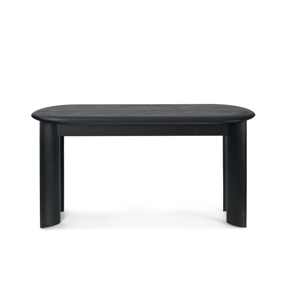 Лавка ferm LIVING Bevel Bench Black Oiled Beech. Изображение 1