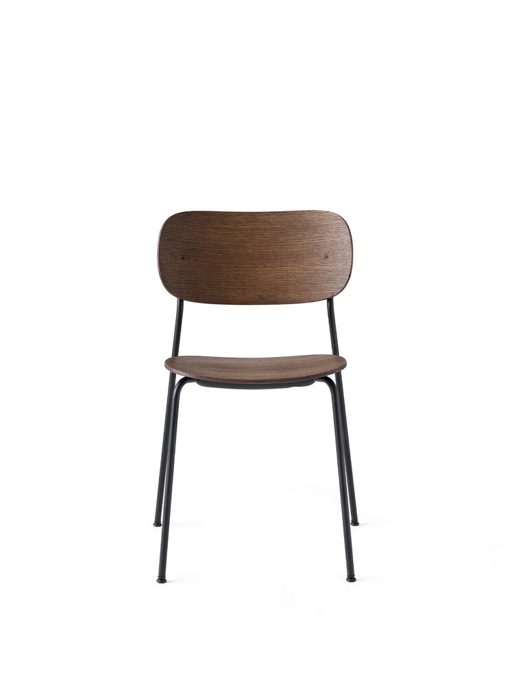 Стілець Audo Copenhagen 1160849 Co Chair Dining Chair dark stained oak/black steel base. Изображение 1