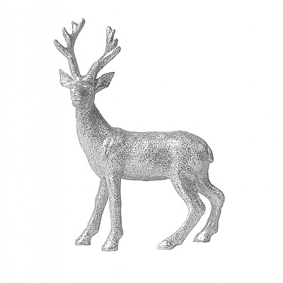 Статуетка у вигляді оленя Broste Copenhagen Joras silver. Изображение 1