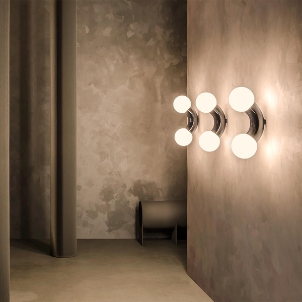 Стельовий/настінний світильник Vine, Chrome