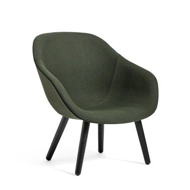 Крісло HAY AAL 82 BLACK STAINED SOLID OAK STEELCUT 975. Изображение 1