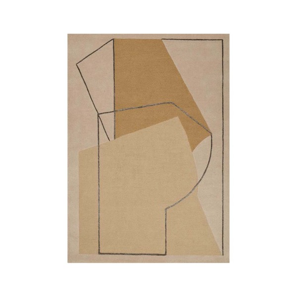 Килим Linie Design FURBO YELLOW