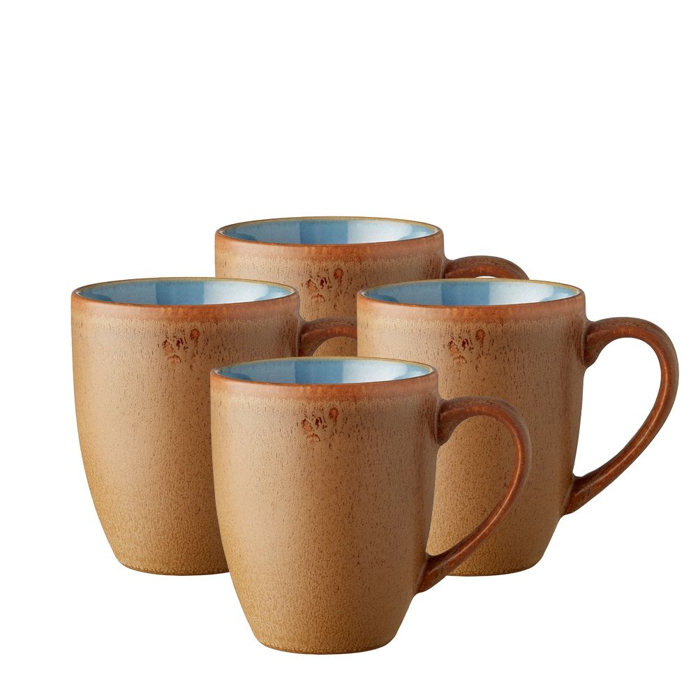 Набір із 4-х чашок Wood, Wood/Ocean Stoneware. Изображение 1