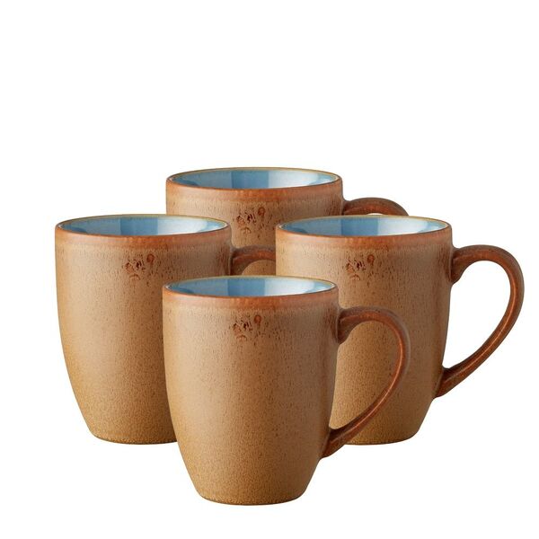 Набір із 4-х чашок Wood, Wood/Ocean Stoneware