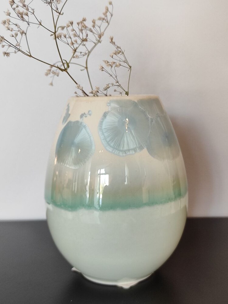 Ваза настільна Wauw design Cristal Green aqua  small . Изображение 1