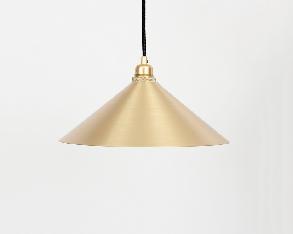 Підвісний світильник Frama Cone Shade | Brass | M. Изображение 1