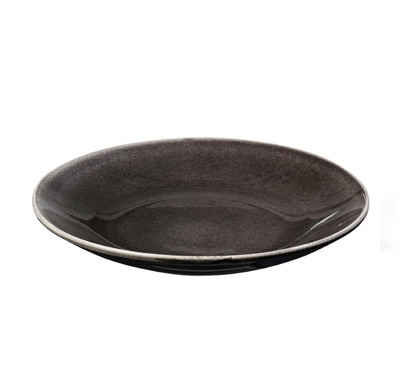 Тарілка Broste Copenhagen Nordic coal charcoal