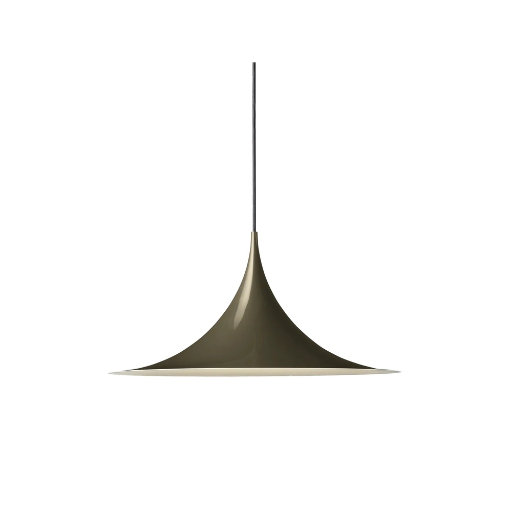 Підвісний світильник GUBI Semi Pendant Dark Cocoa Glossy. Изображение 1