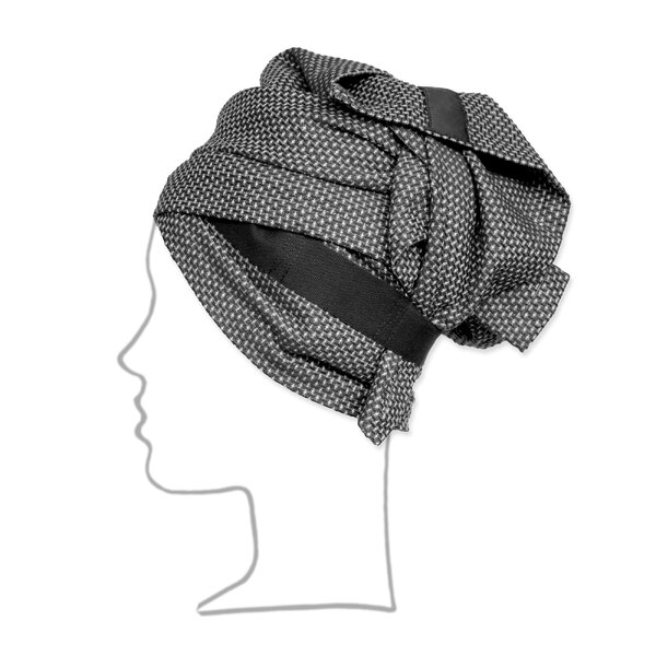 Рушник для голови The Organic Company Hand Hair Towel Dark grey 