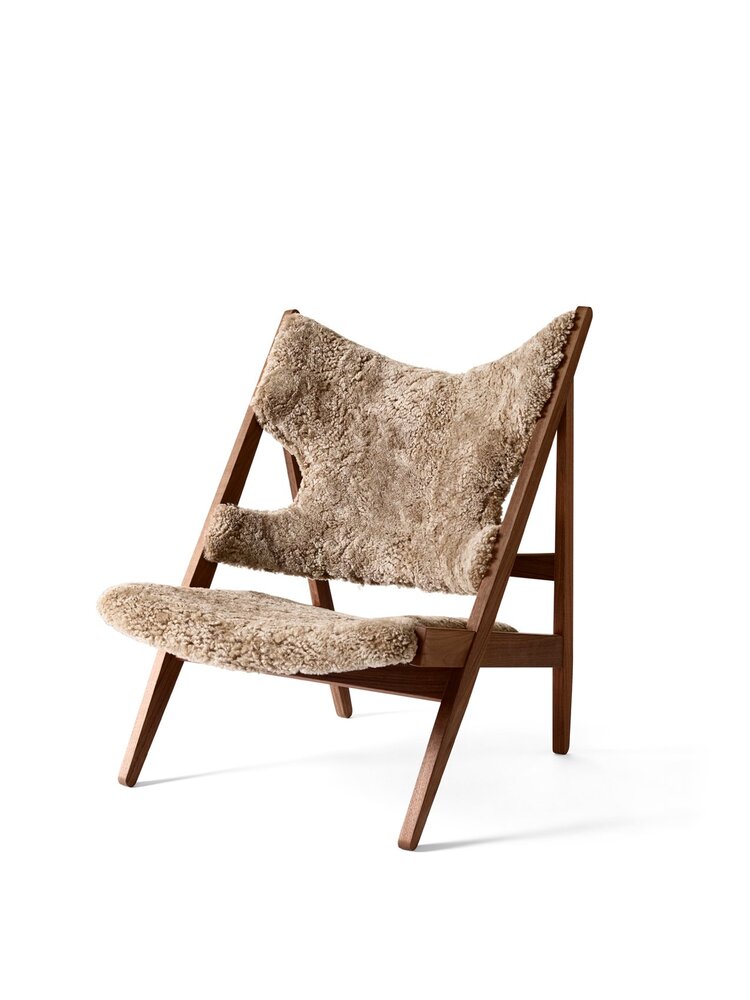 Audo Copenhagen Knitting Lounge Chair, Sheepskin. Изображение 1