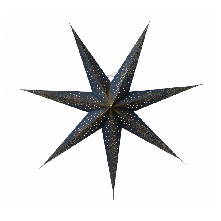 Новорічна світлодіодна прикраса у вигляді зірки Watt & Veke Skina 80, blue/gold. Изображение 1
