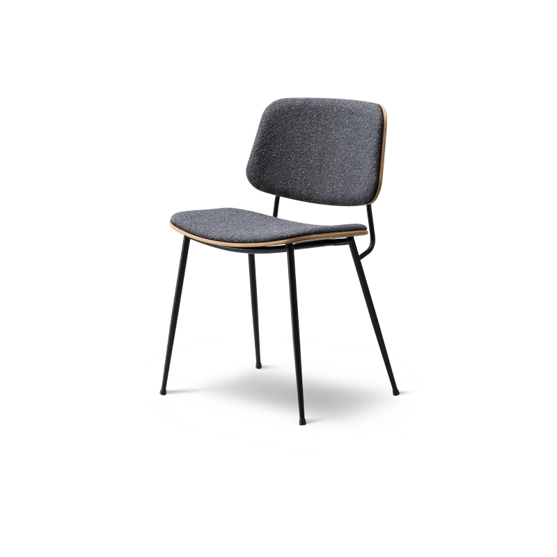 Стілець Fredericia Søborg Chair - Steel frame. Изображение 1