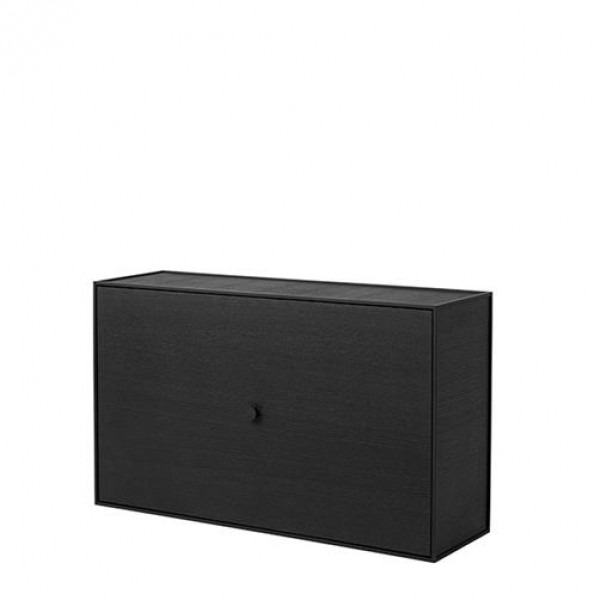By Lassen Frame Shoe Cabinet, black stained ash