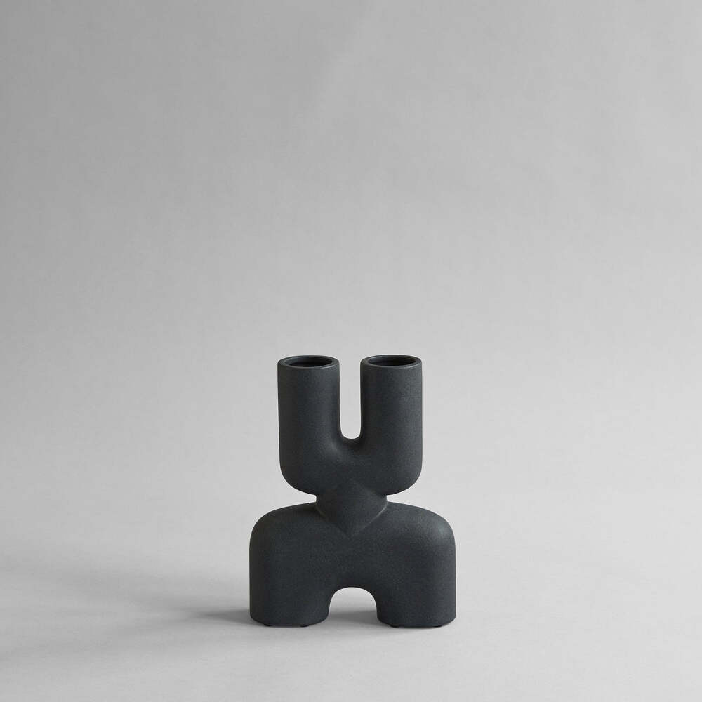 Ваза 101 Copenhagen Cobra Double, Mini - Black 203025. Изображение 1