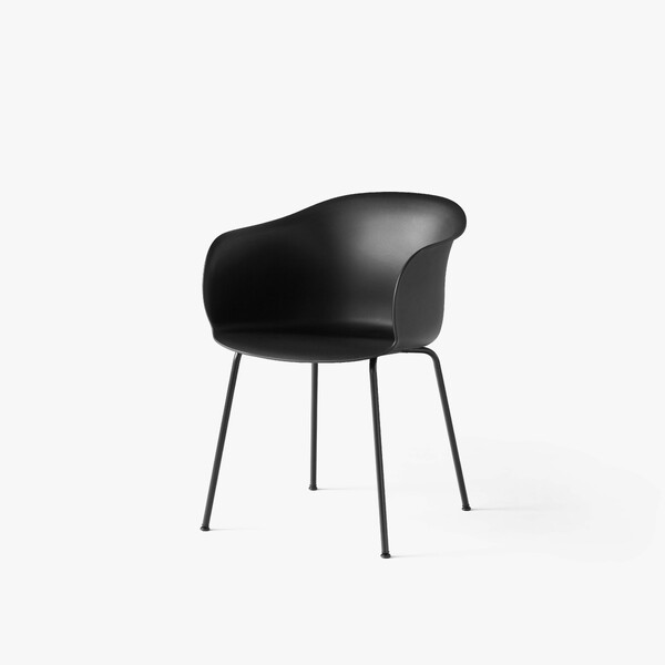 Стілець &tradition Elefy JH29 - Black Silk Leather