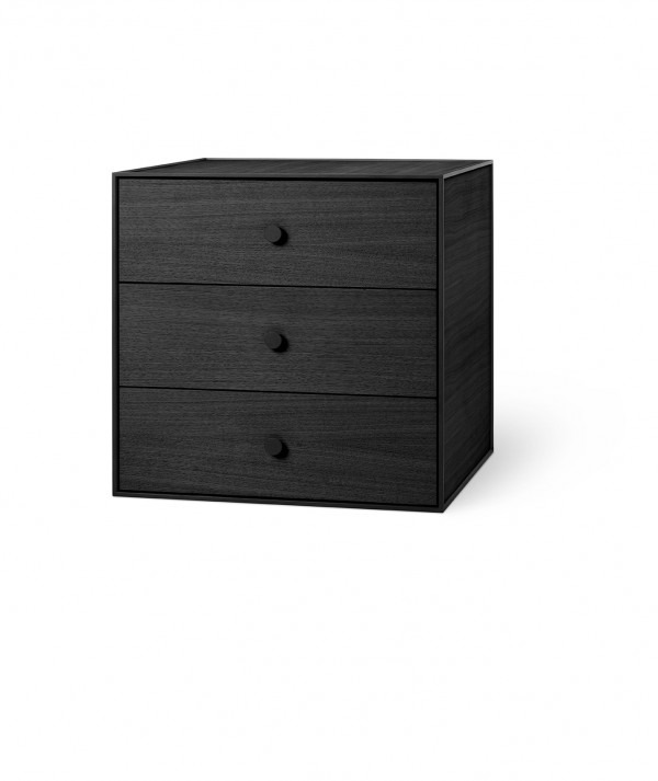 By Lassen Frame 49, Black stained ash incl. 3 drawers. Изображение 1