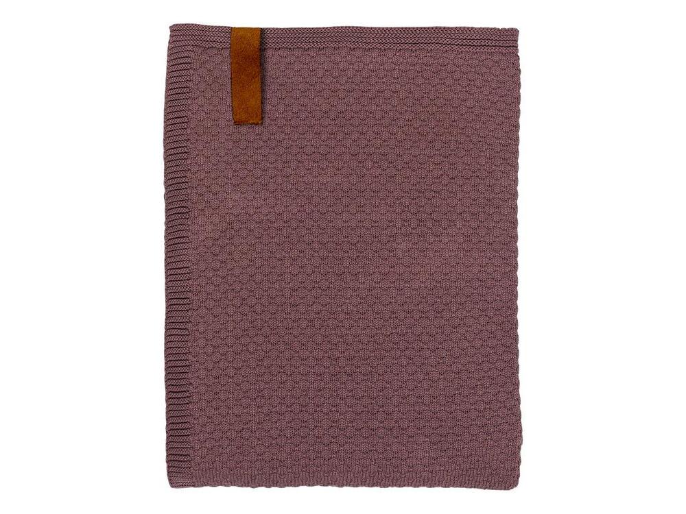 Плед Sodahl Sailor knit dusty berry. Изображение 1
