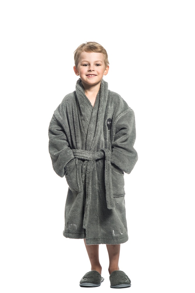 Халат Luin spa Kids Bathrobe Granite . Изображение 1