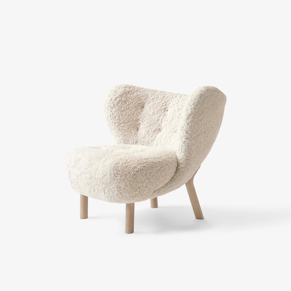 Крісло &tradition Little Petra Sheepskin Moonlight | Oak 