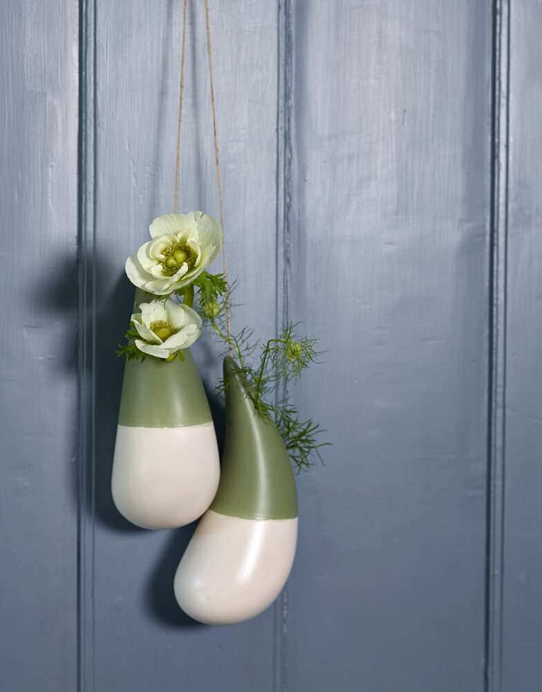 Подвесное кашпо Ment Tarevase Farget HVIT\Oliven . Изображение 1