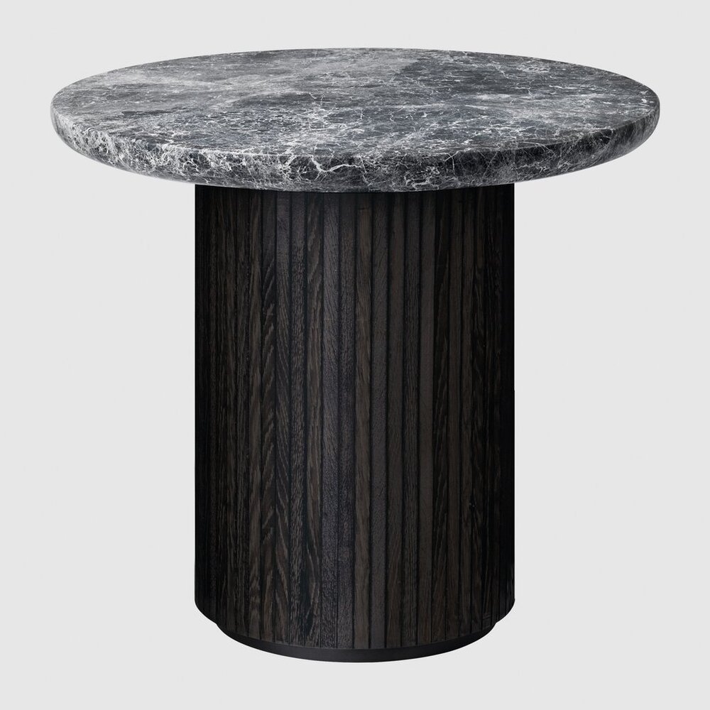 GUBI Moon Lounge Table - Round, Ø60 x H55, Marble top. Изображение 1