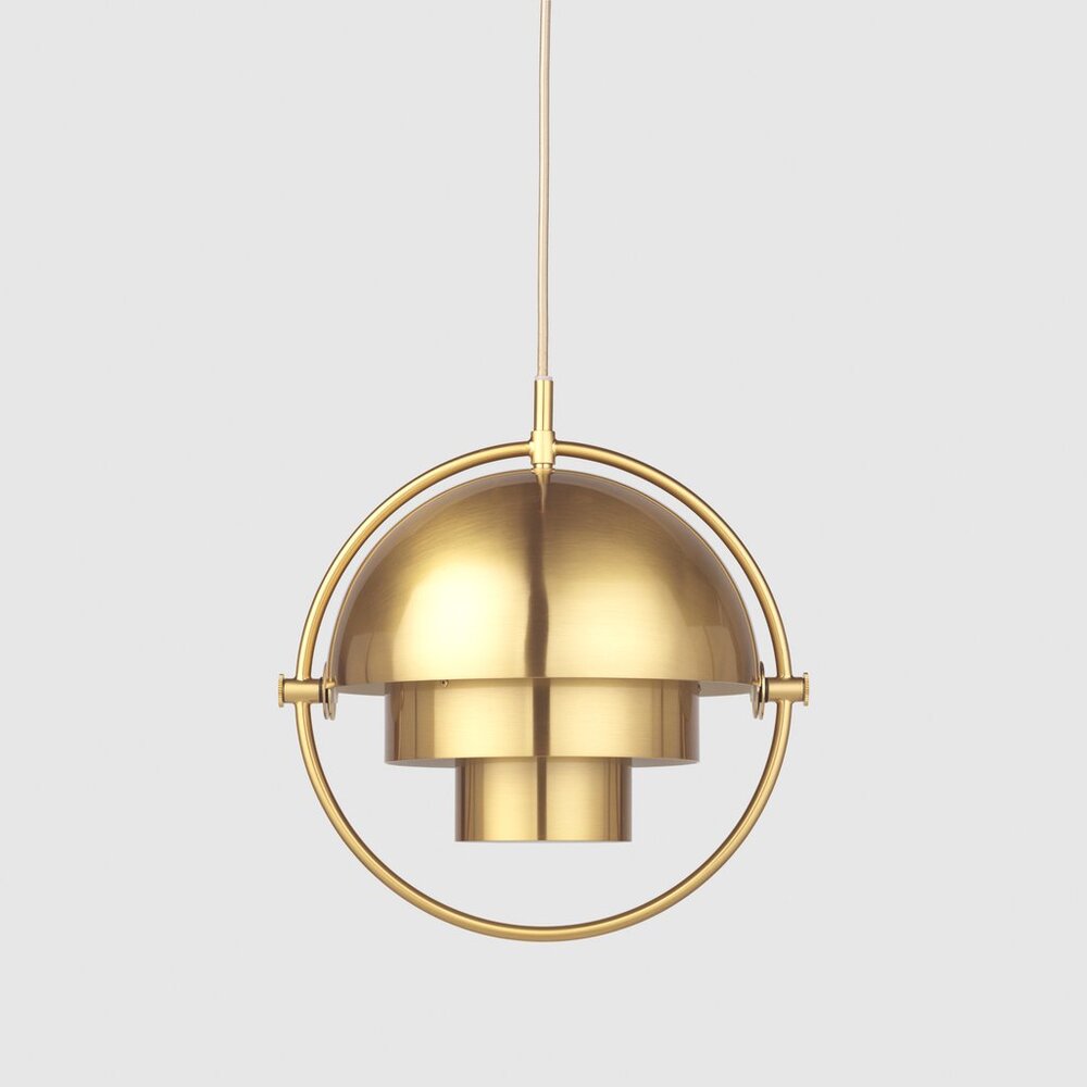 Підвісний світильник Multi-lite Pendant, Brass base, shinny brass. Изображение 1
