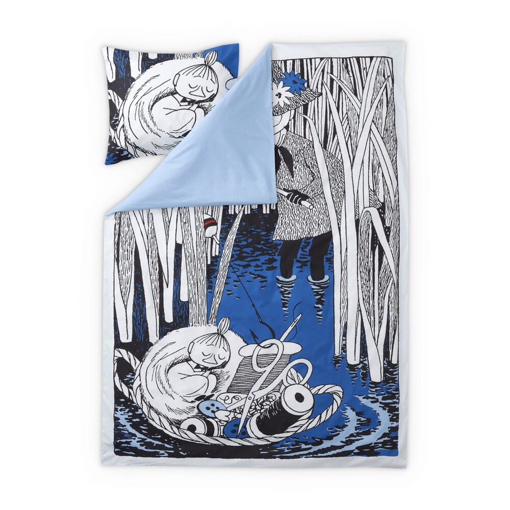 Набір постільної білизни Finlayson Snufkin and my Dark blue . Изображение 1