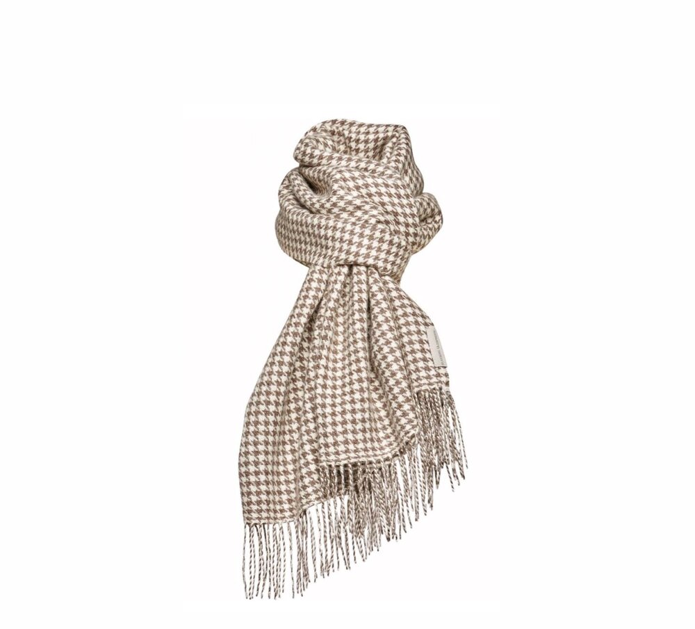 Шарф Silkeborg Uldspinderi Nazca 60x200см Blend Brown, 00-1068-5255. Изображение 1