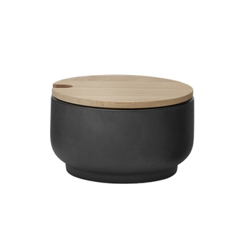 Чашка Stelton Theo з кришкою/підставкою, black