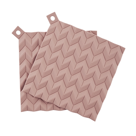 Набір прихваток для гарячого - 2 шт. Rig tig by Stelton misty rose. Изображение 1