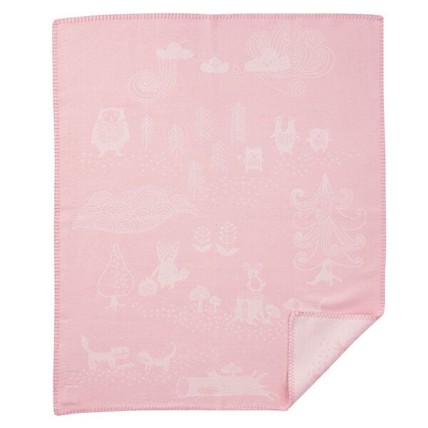 Плед Klippan Little bear rose