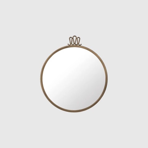 GUBI Randaccio Wall Mirror - Round, 42cm diameter. Изображение 1