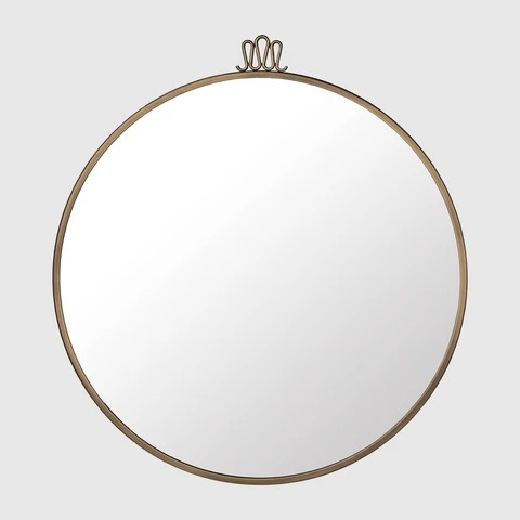 GUBI Randaccio Wall Mirror - Round, 70cm diameter. Изображение 1