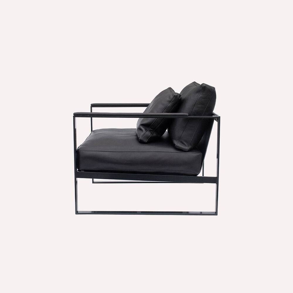 Roshults Monaco Lounge Chair Black. Изображение 1