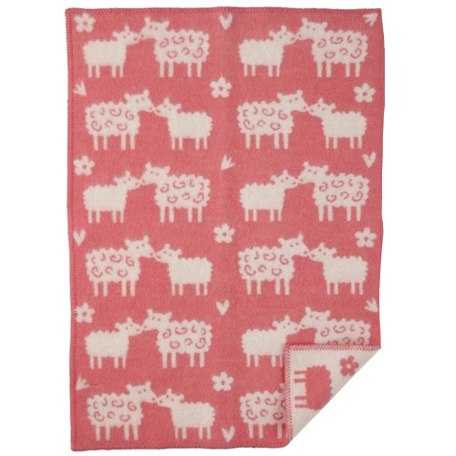 Плед Klippan Baa pink