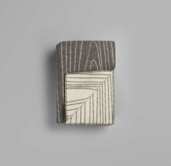 Плед Roros Skog gra