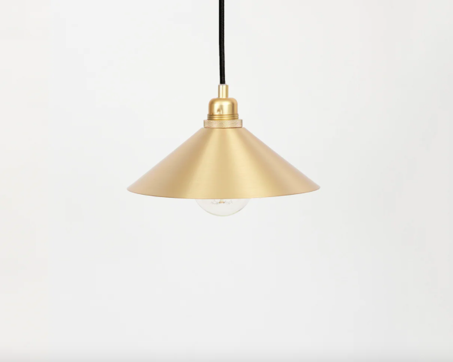 Підвісний світильник Frama Cone Shade | Brass (S). Изображение 1