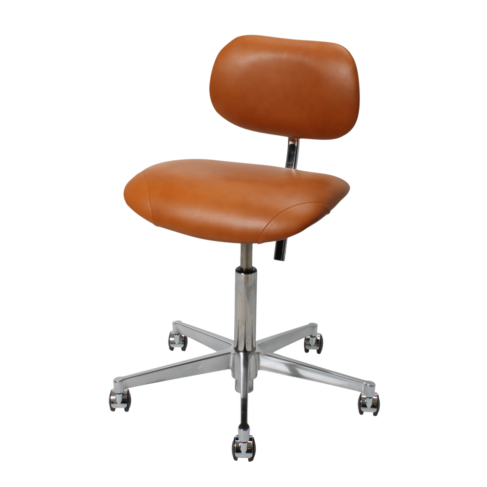 Cтілець Vermund VL66 Office Chair, cognac “Ultra” leather. Изображение 1