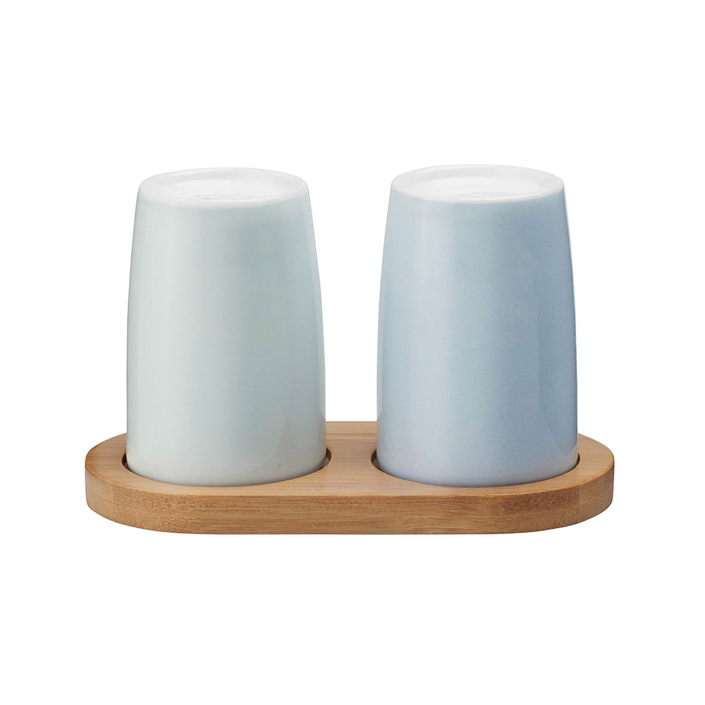 Набір солонка і перечниця Stelton Emma sal & pepper shaker white. Изображение 1